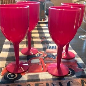 Pink Stemmed Drinkware Set for Dining